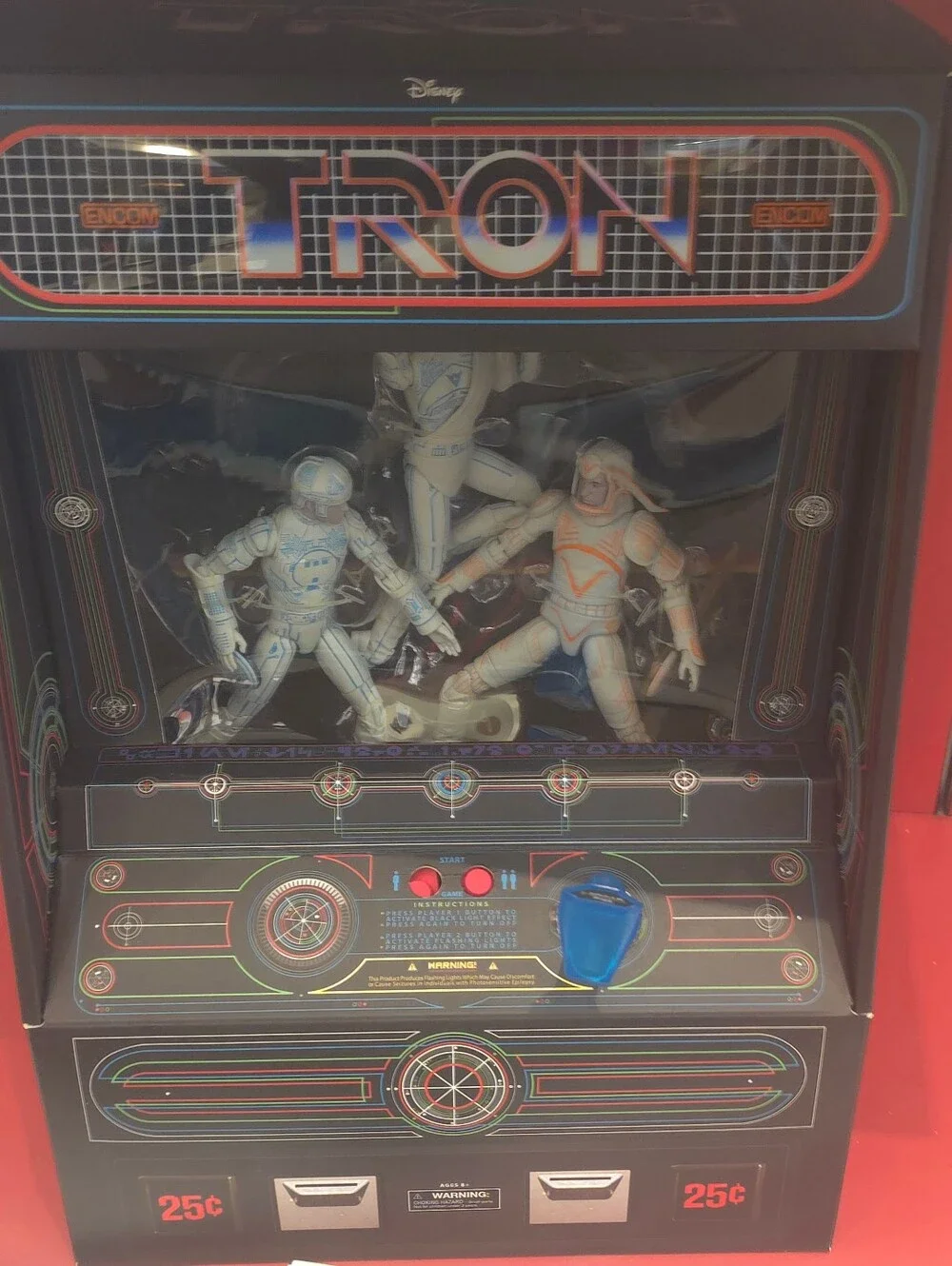 Disney Parks Diamond Select Tron Deluxe Action Figure New